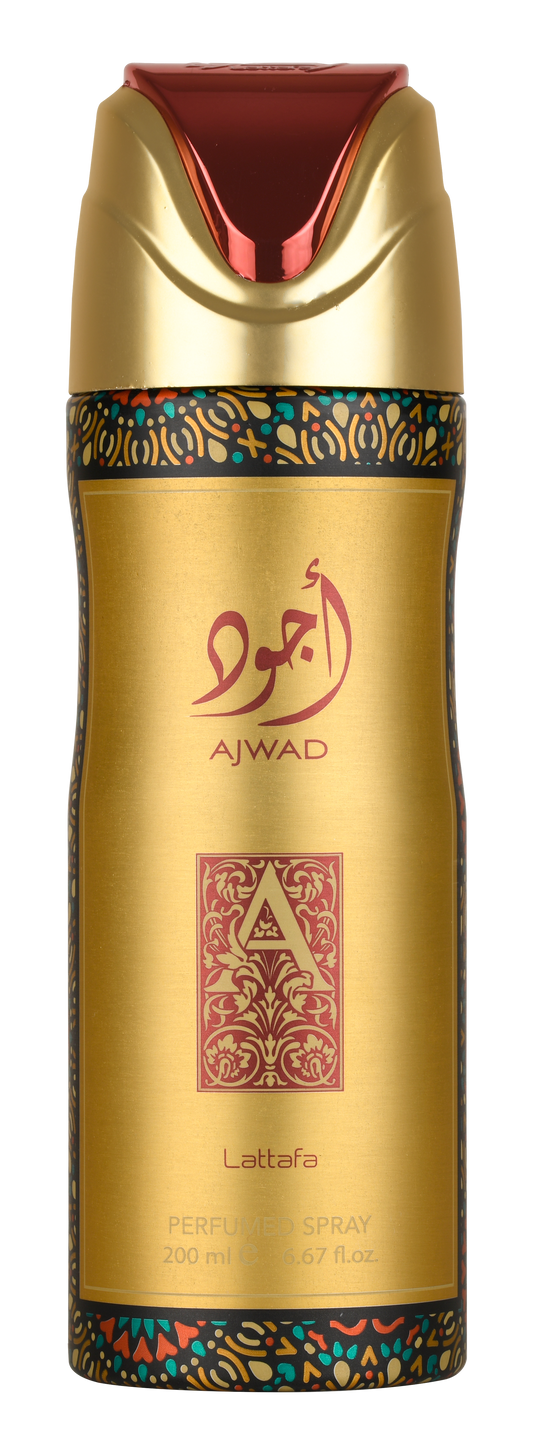 Lattafa Ajwad Fragrance Deodorant Spray For Long Lasting Freshness 200ml