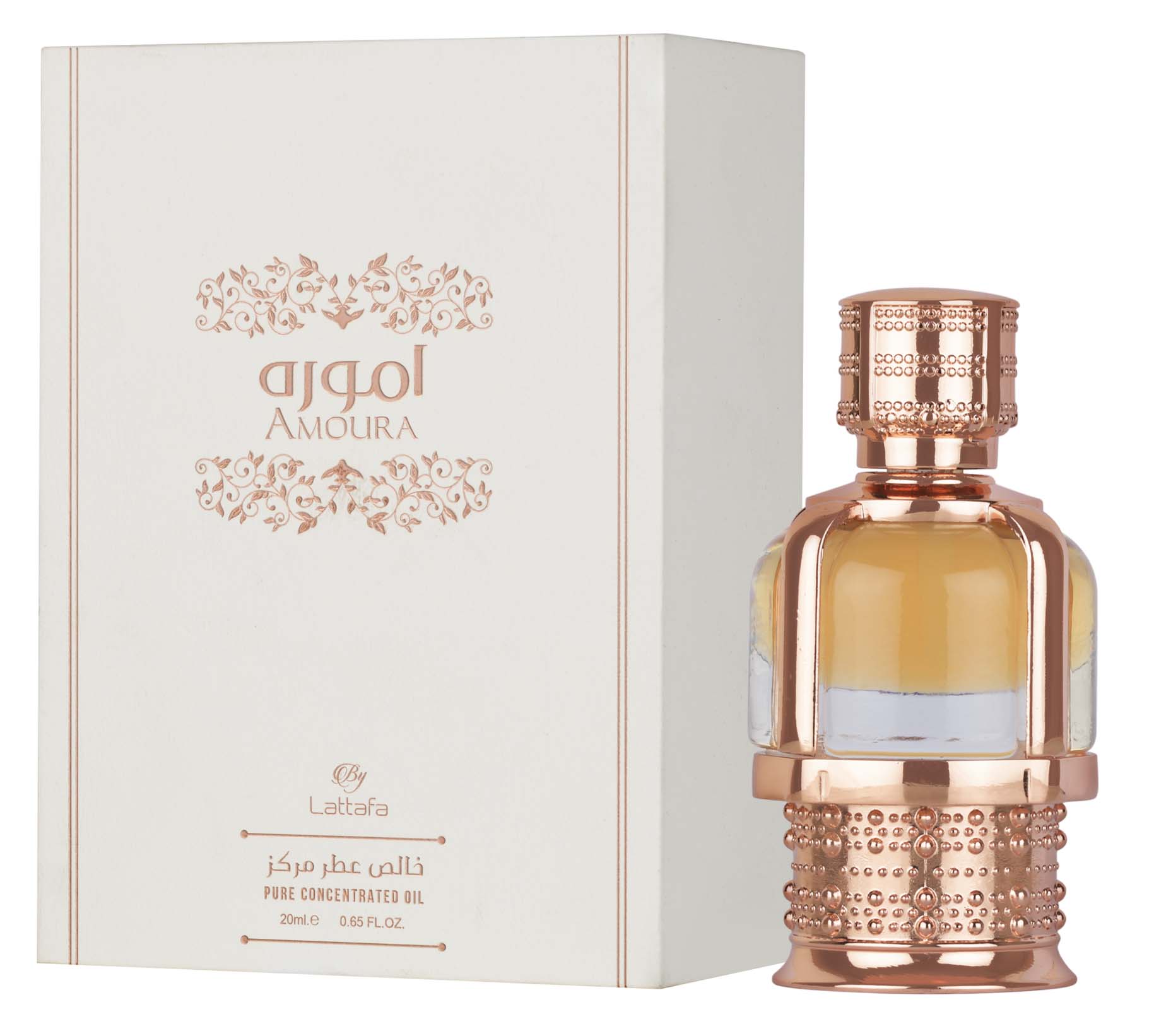 Lattafa Amoura Concentrated Perfume Oil Long Lasting Arabian Attar 20ml