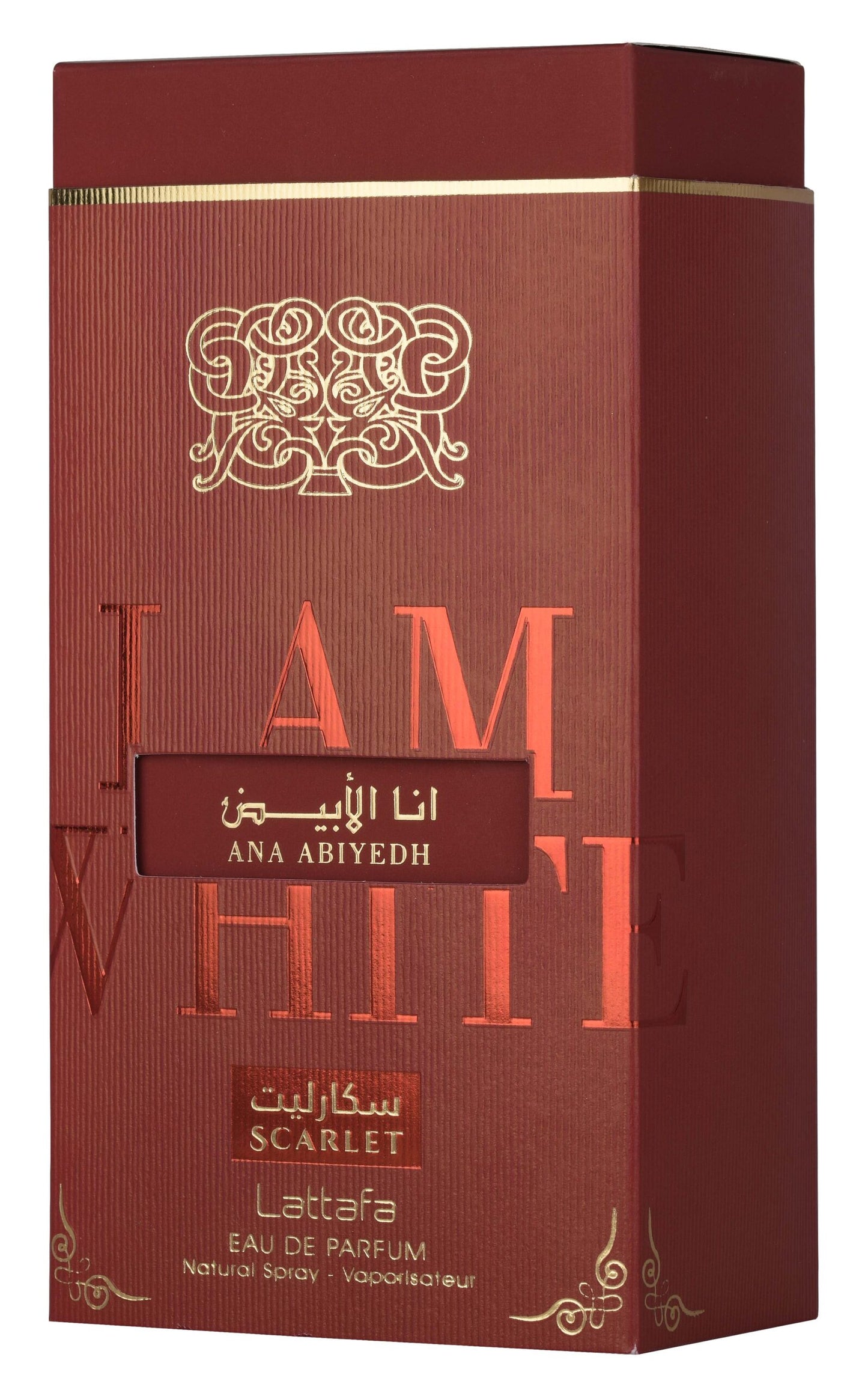 Lattafa Ana Abiyedh Scarlet 100ml EDP Long Lasting Fruity Fragrance