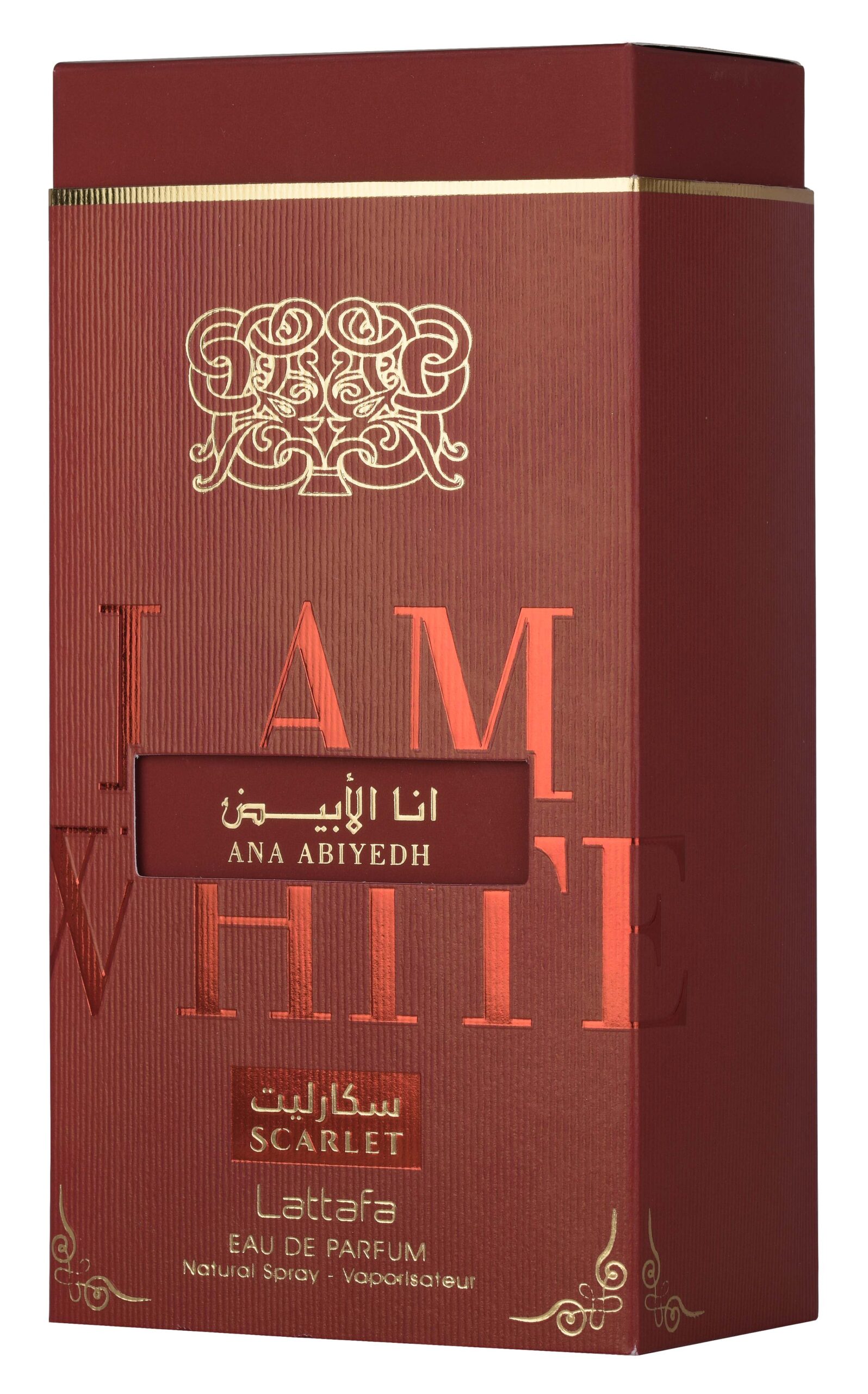 Lattafa Ana Abiyedh Scarlet 100ml EDP Long Lasting Fruity Fragrance
