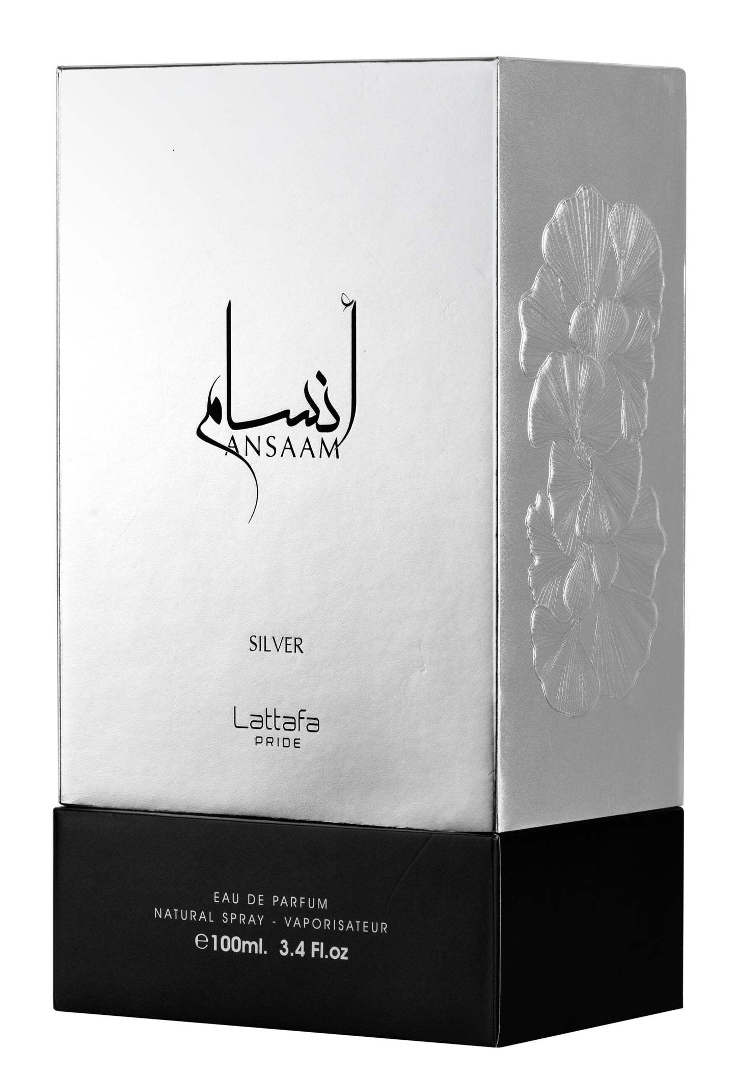 Lattafa Pride Ansaam Silver Eau De Parfum Unisex Intense Fragrance 100ml