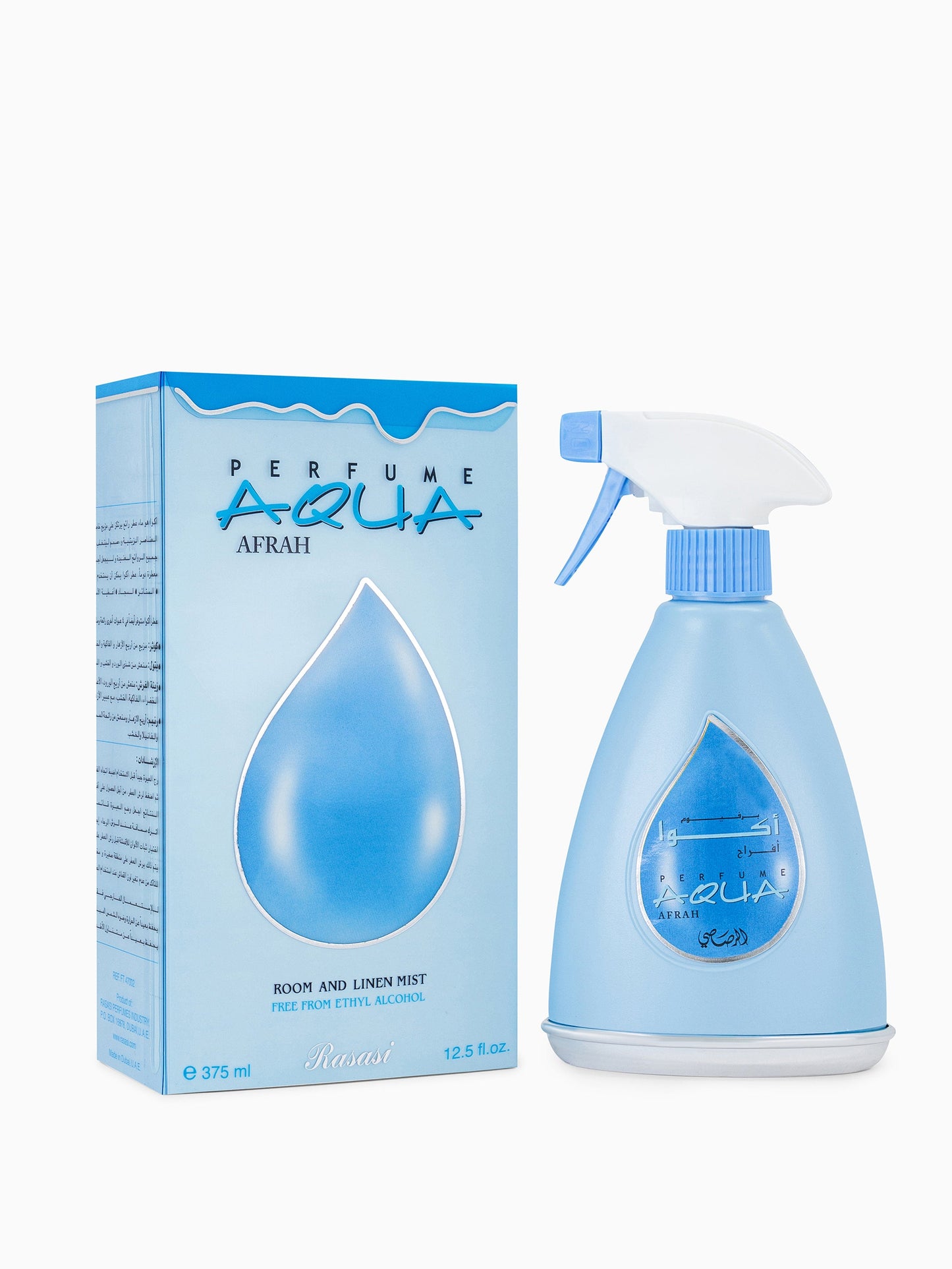 Rasasi Perfume Aqua Afrah Antibacterial Water Based Home Fragrance Spray