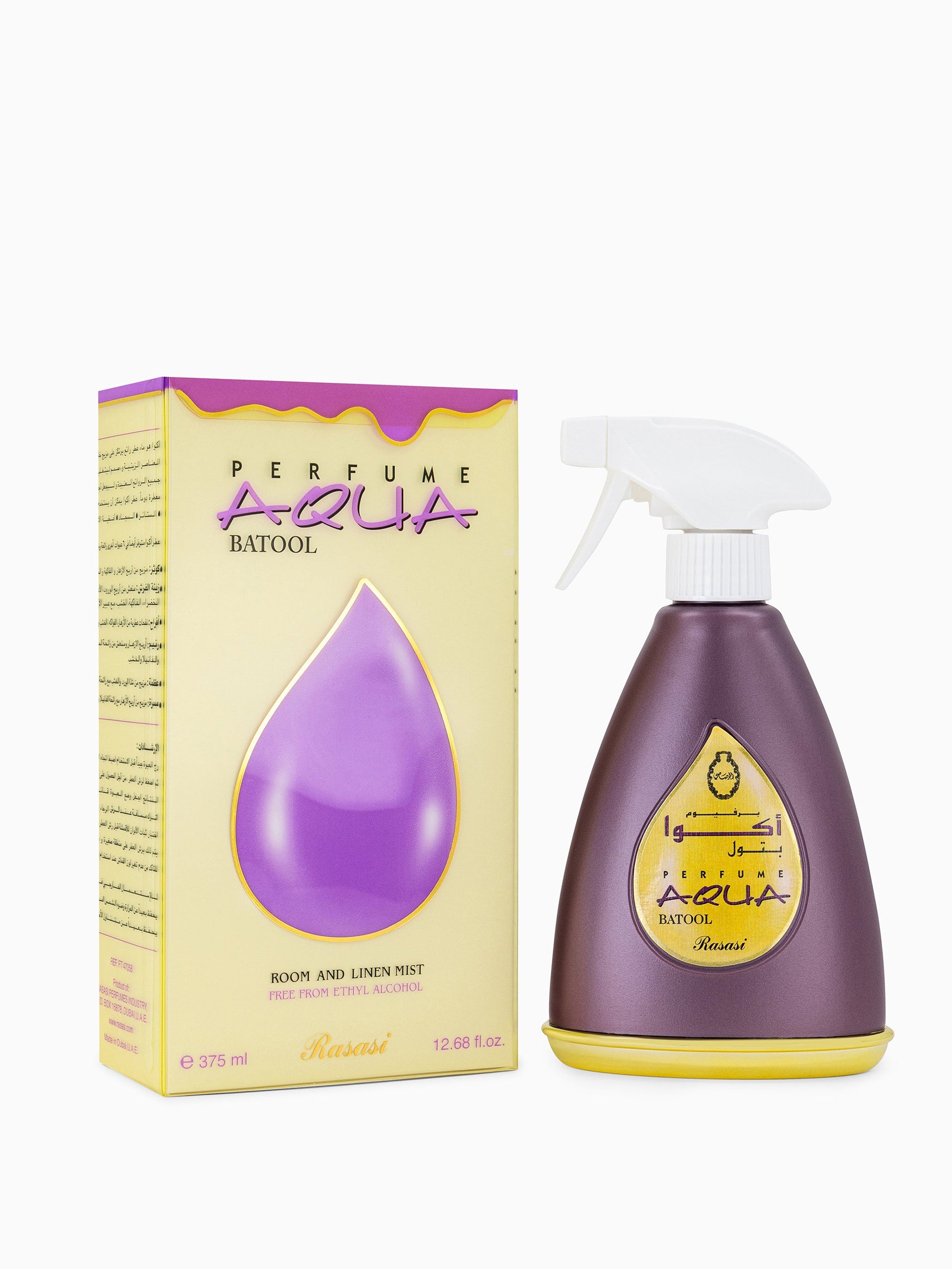 Rasasi Perfume Aqua Batool Water Based Home Fragrance 375ml Spray