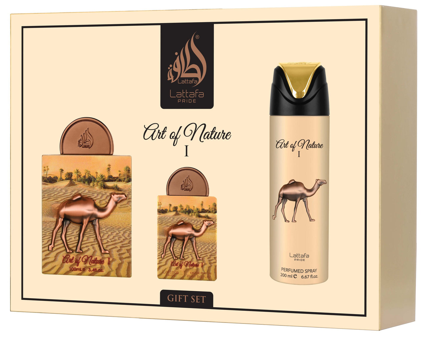 Lattafa Pride Art of Nature I Luxury 3-Piece Fragrance Set