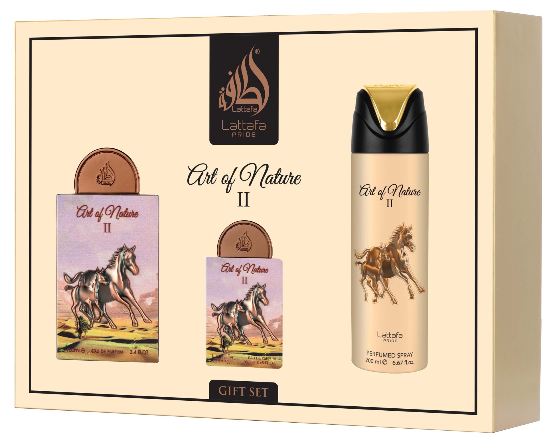 Lattafa Pride Art Of Nature II Luxury 3-Piece Fragrance Set