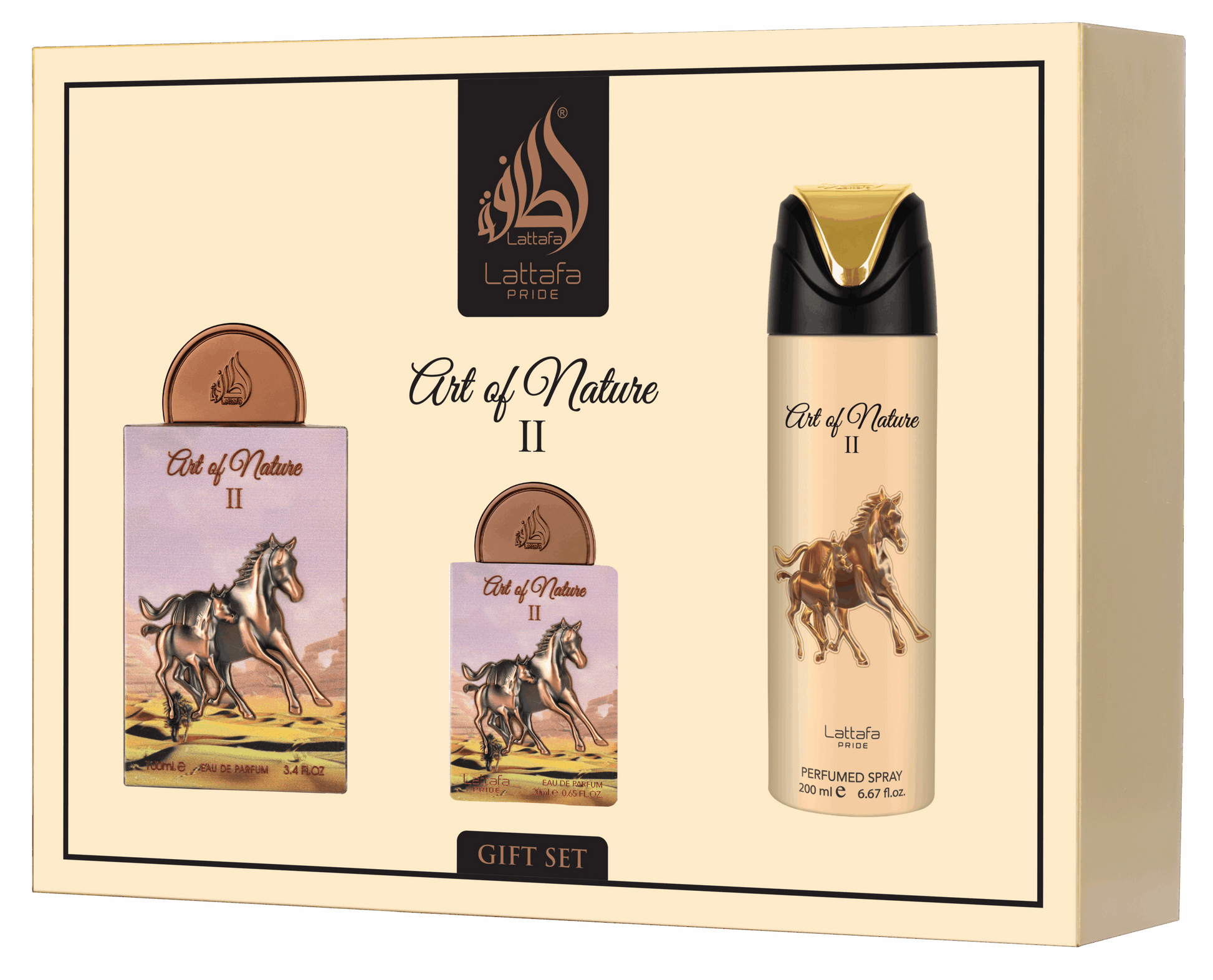 Lattafa Pride Art Of Nature II Luxury 3-Piece Fragrance Set
