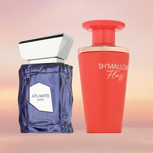 The Cozy Two Atlantis Extrait and Shmallow Fluff Perfume Set