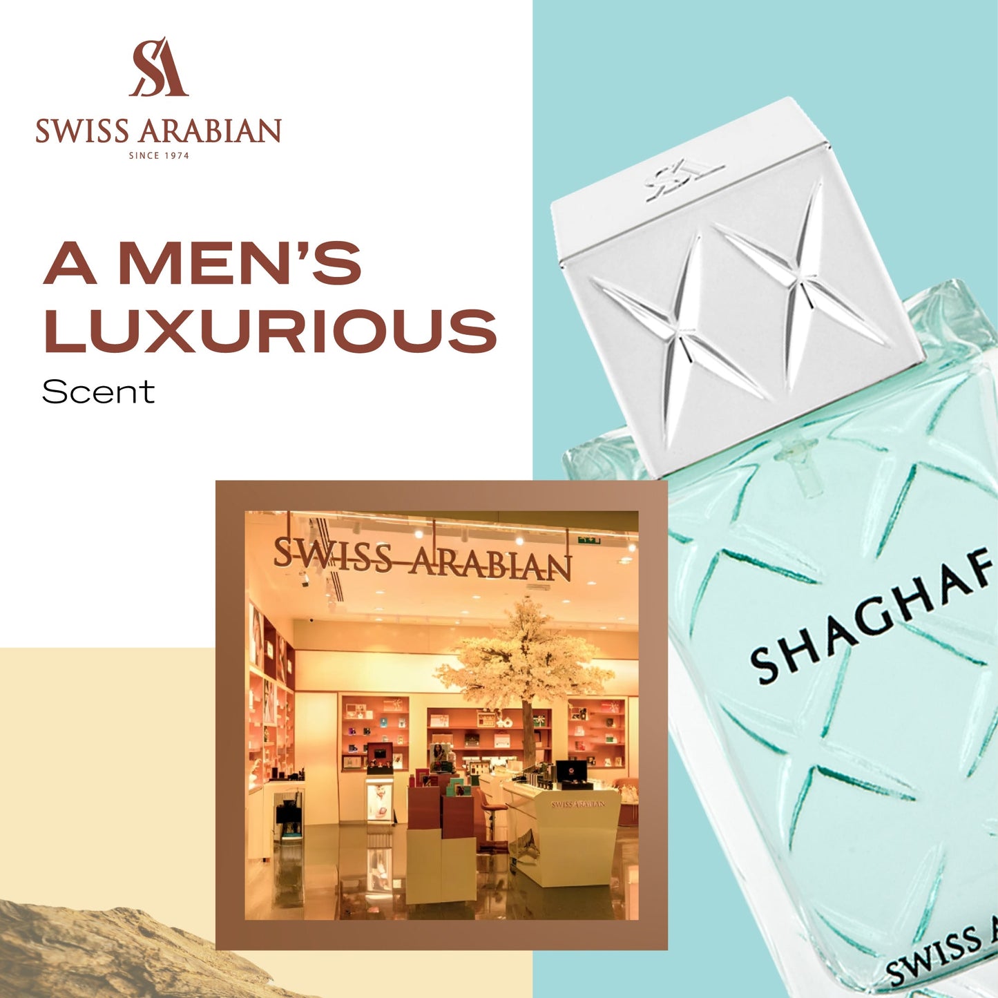 Swiss Arabian Shaghaf for Men Intense Oriental Woody Fragrance