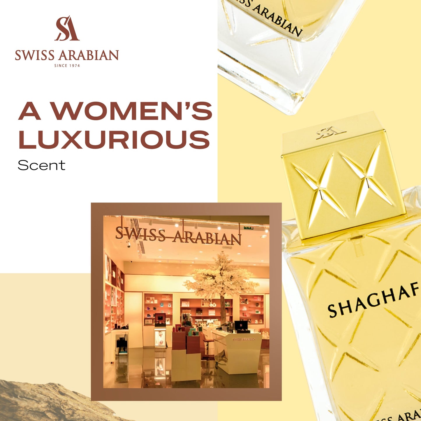 Swiss Arabian Shaghaf Women 75ml Eau de Parfum Citrus Floral Spray