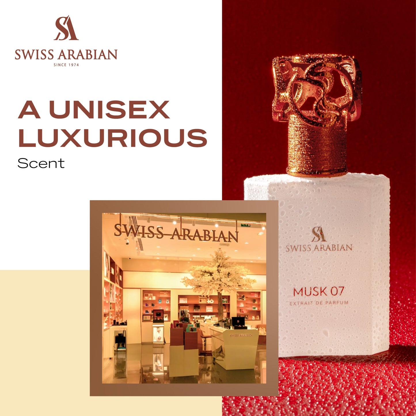 Swiss Arabian Musk 07 Luxurious Unisex Floral Perfume Spray