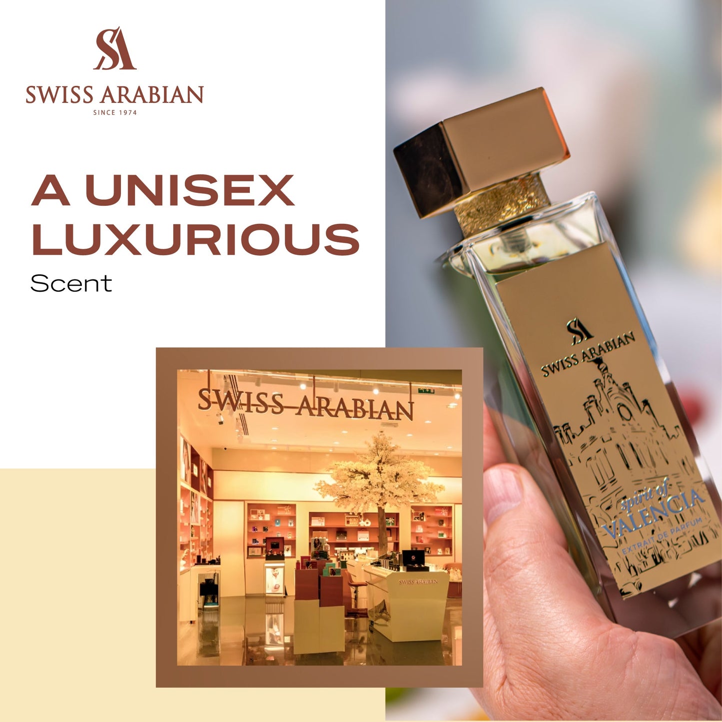 Swiss Arabian Spirit of Valencia Unisex Floral Fruity Amber Eau de Parfum