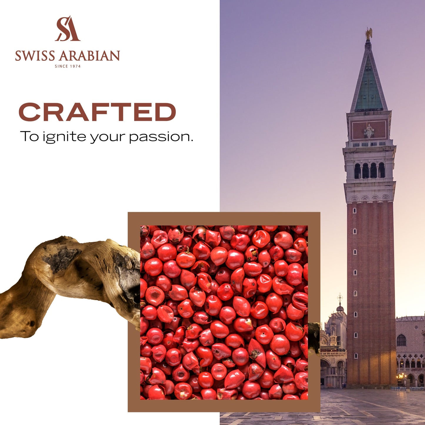 Swiss Arabian Passion of Venice Woody Musk Extrait de Parfum