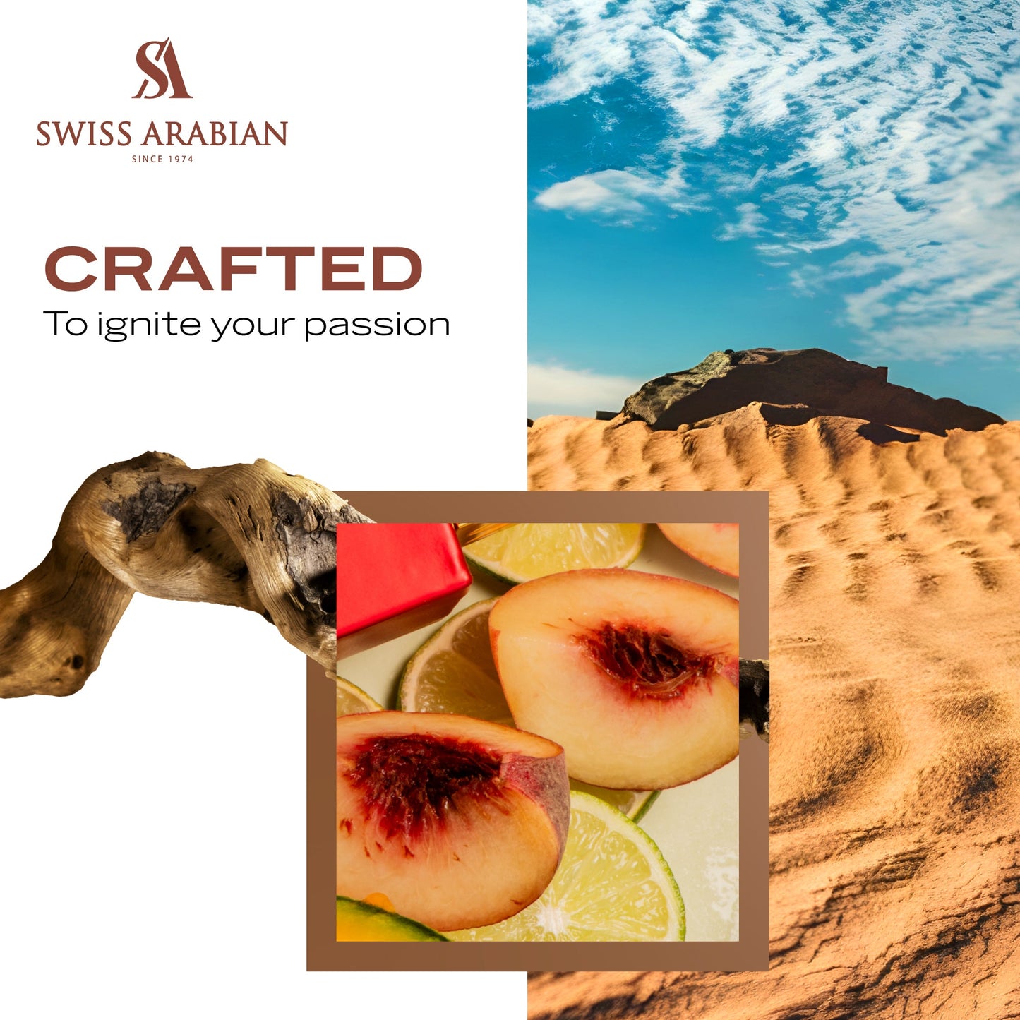 Swiss Arabian Shaghaf Oud Ahmar Luxury Amber Gourmand Unisex Fragrance