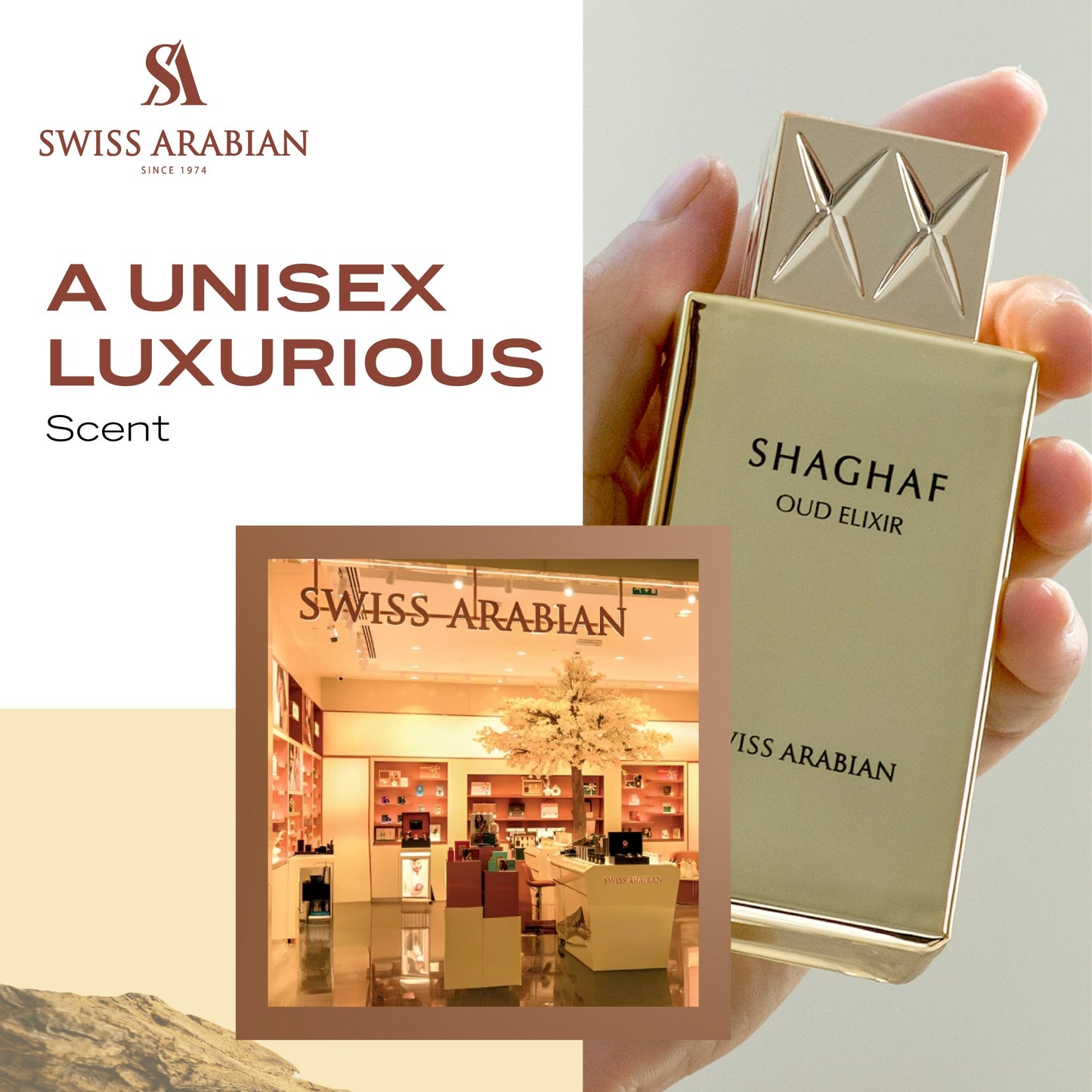 Swiss Arabian Shaghaf Oud Elixir Intense Saffron and Vanilla Perfume