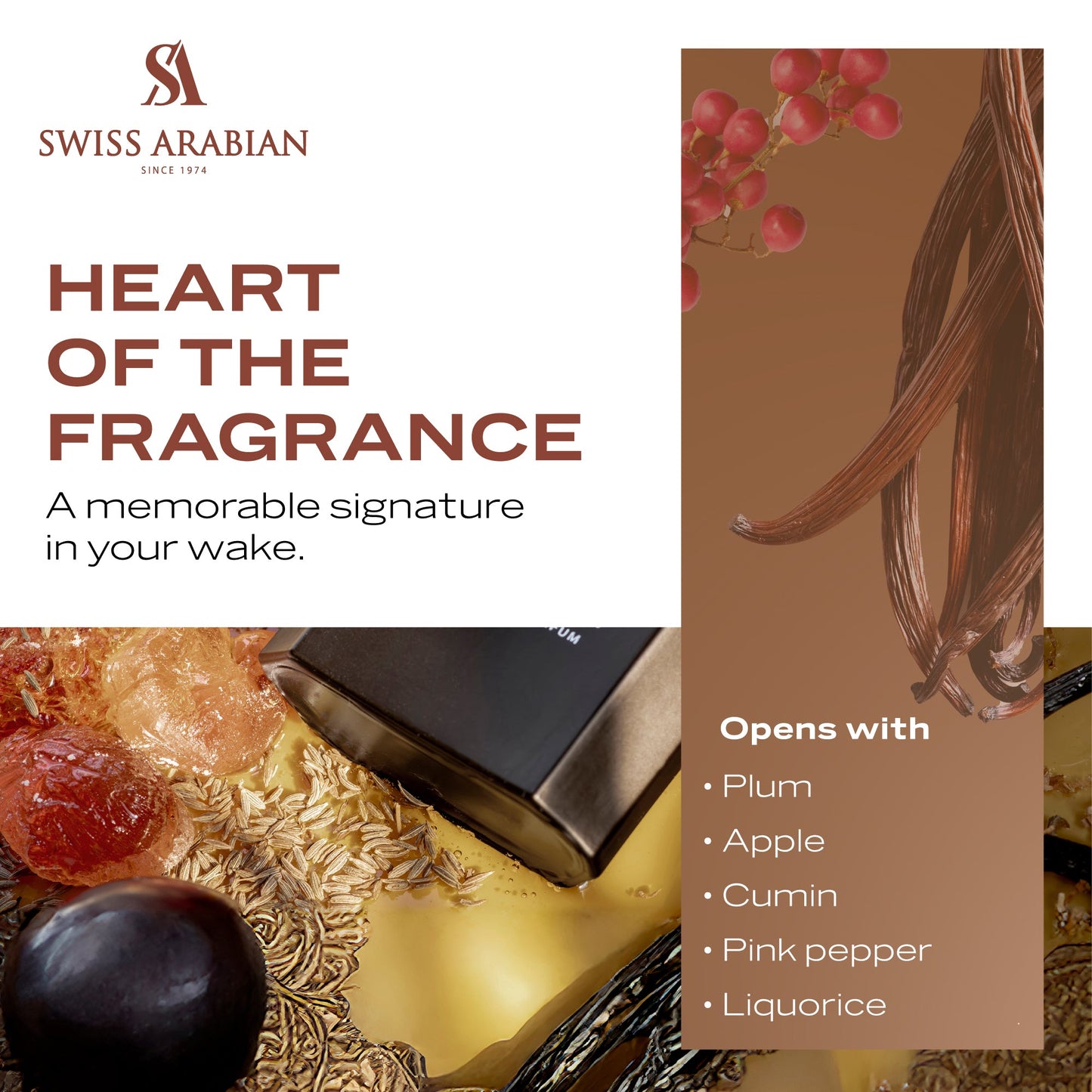 Swiss Arabian Heritage Tobacco 01 Long Lasting Extrait De Parfum