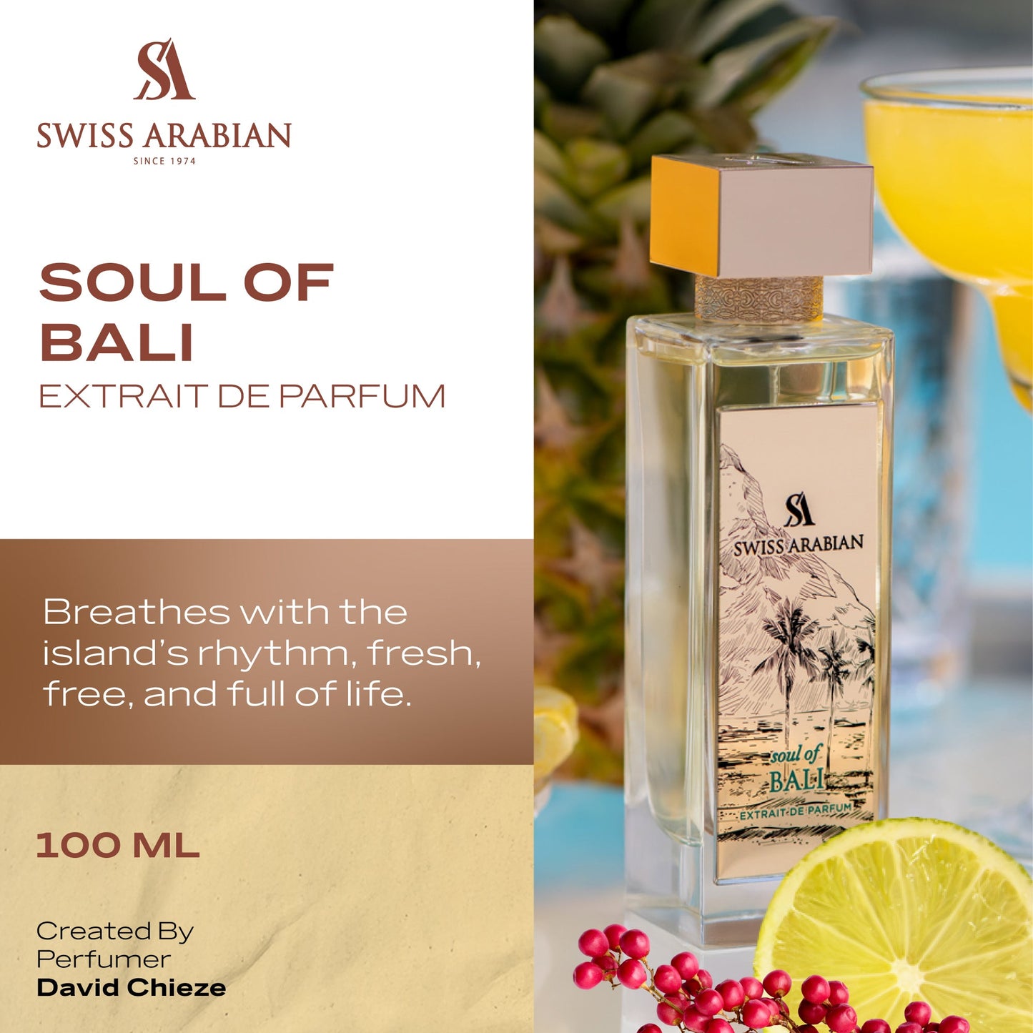 Swiss Arabian Soul of Bali Fresh Woody Spicy Eau de Parfum
