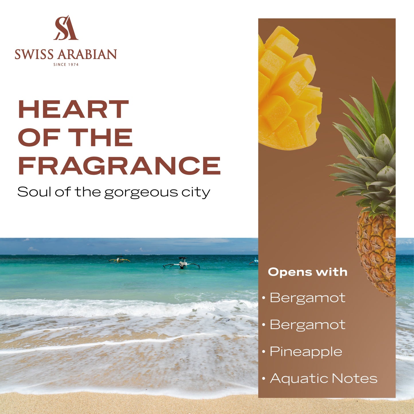 Swiss Arabian Soul of Bali Fresh Woody Spicy Eau de Parfum