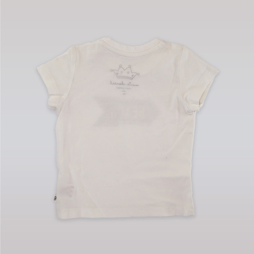 Marie Chantal Designer White Beach Tee for Infants 6 Months