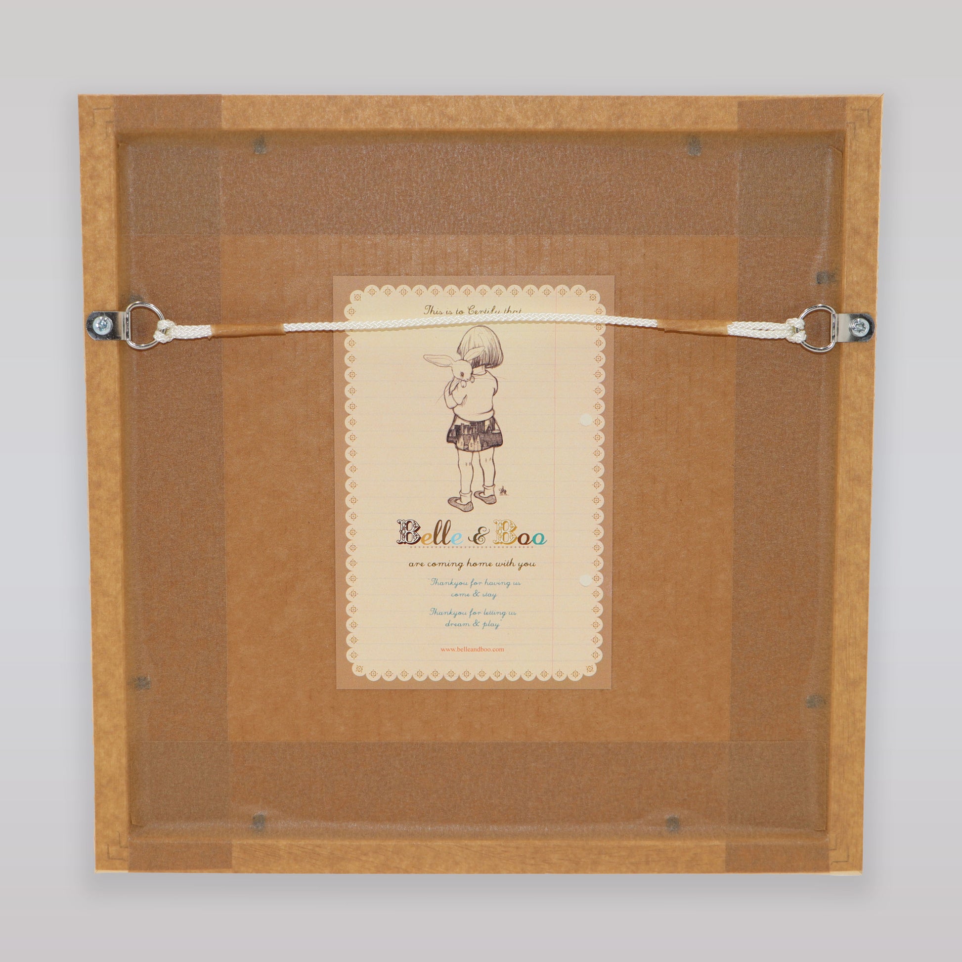 Belle and Boo Windy Day Signed Cotton Rag Art Print