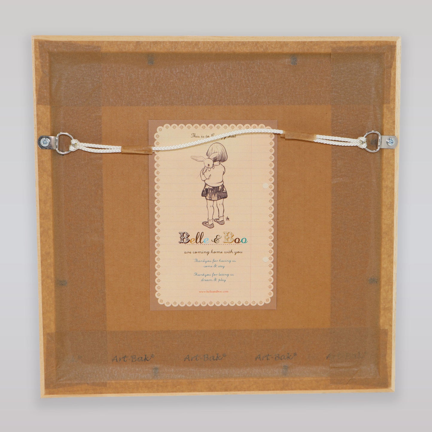 Belle & Boo Hello Chick Signed Cotton Rag Art Print