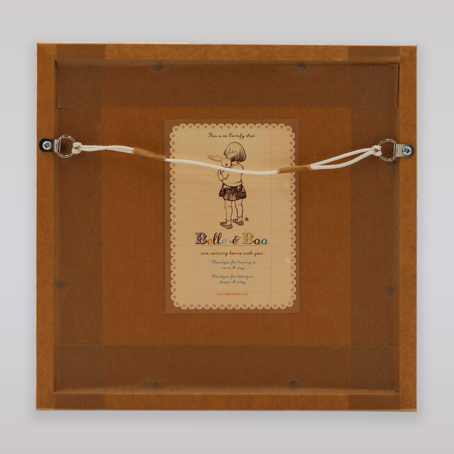 Belle & Boo Hot Chocolate Nostalgic Signed Cotton Rag Art Print