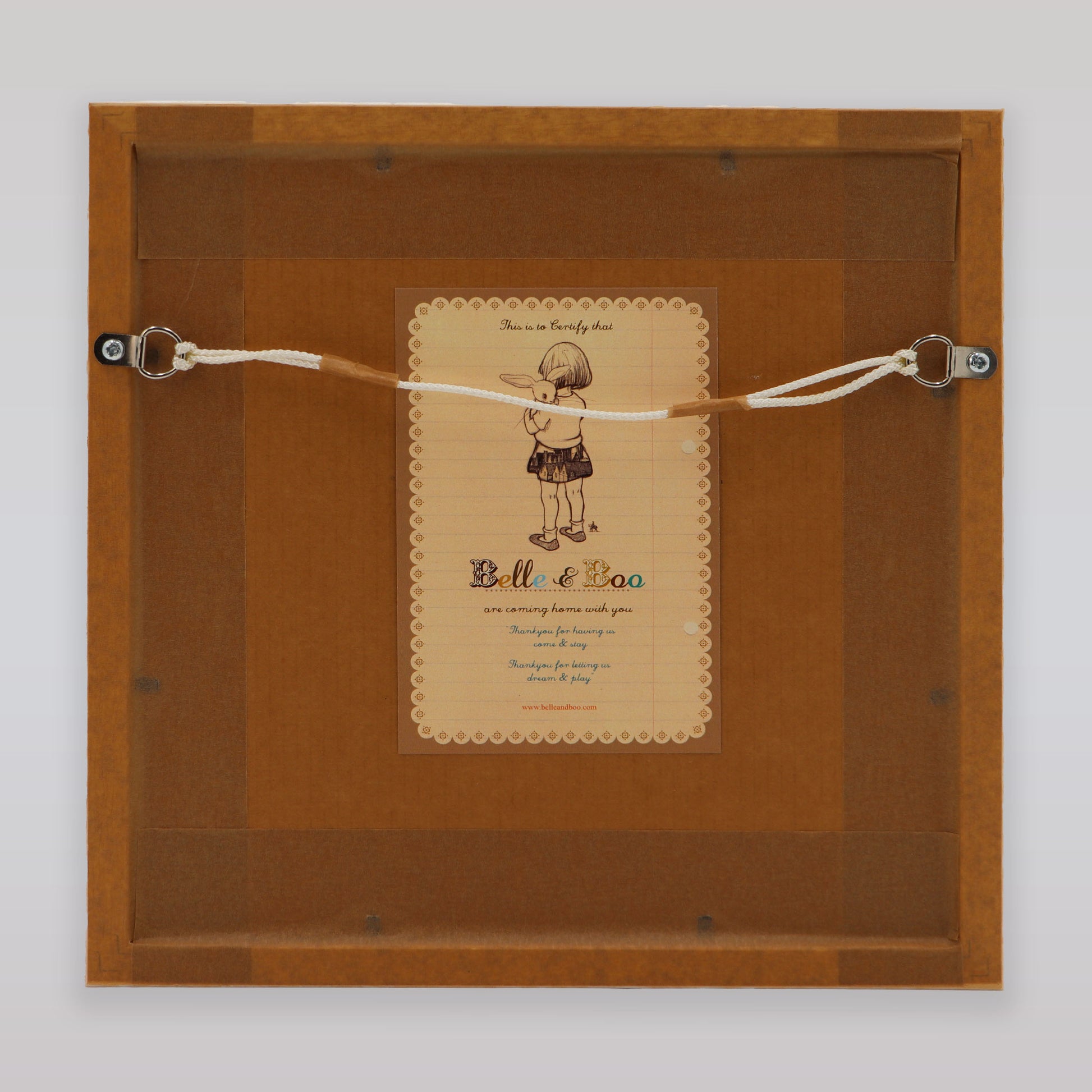 Belle & Boo Hot Chocolate Nostalgic Signed Cotton Rag Art Print