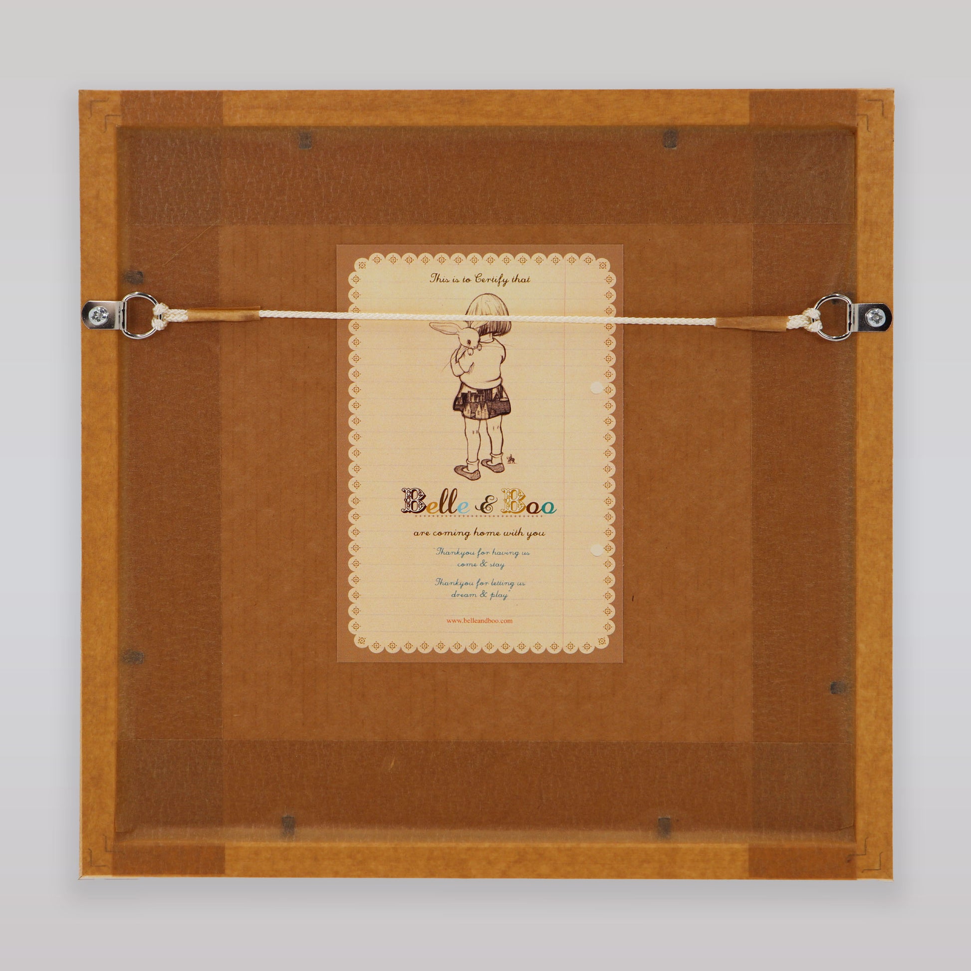 Belle & Boo I Like Your Hat Signed Cotton Rag Art Print