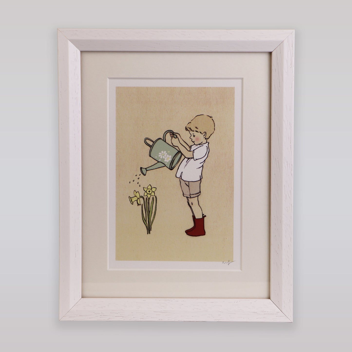 Belle and Boo I Grew These For You Signed Print