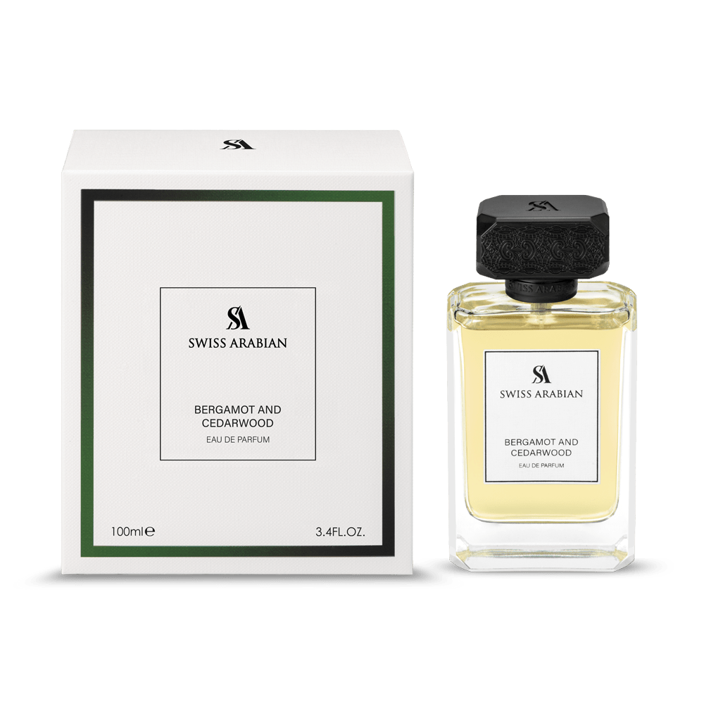 Swiss Arabian Bergamot and Cedarwood Masculine Aromatic Woody FougÃ¨re Fragrance
