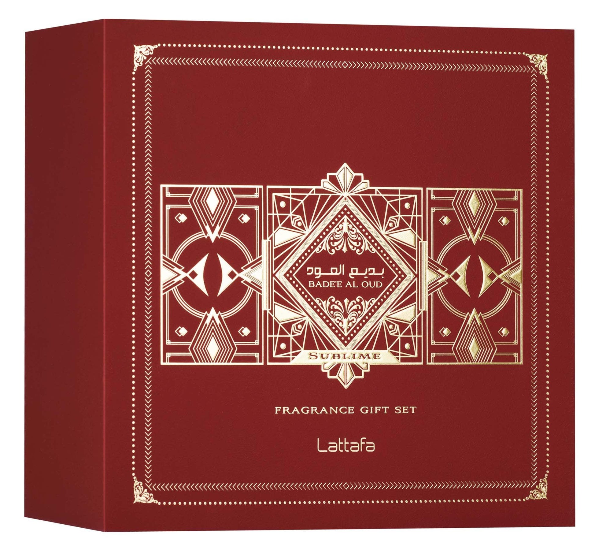 Lattafa Badee Al Oud Sublime Luxury Fragrance Three Piece Gift Set