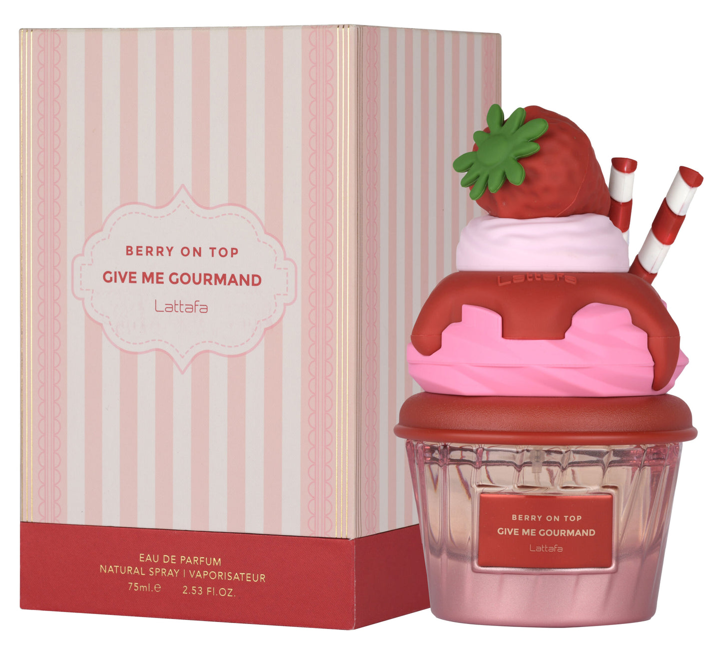 Lattafa Berry On Top Sweet Strawberry Gourmand Eau De Parfum