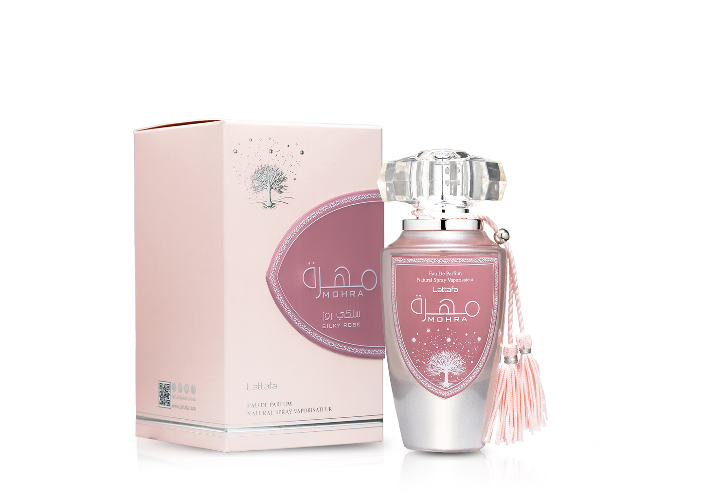 Lattafa Mohra Silky Rose Eau De Parfum Romantic Floral 100ml