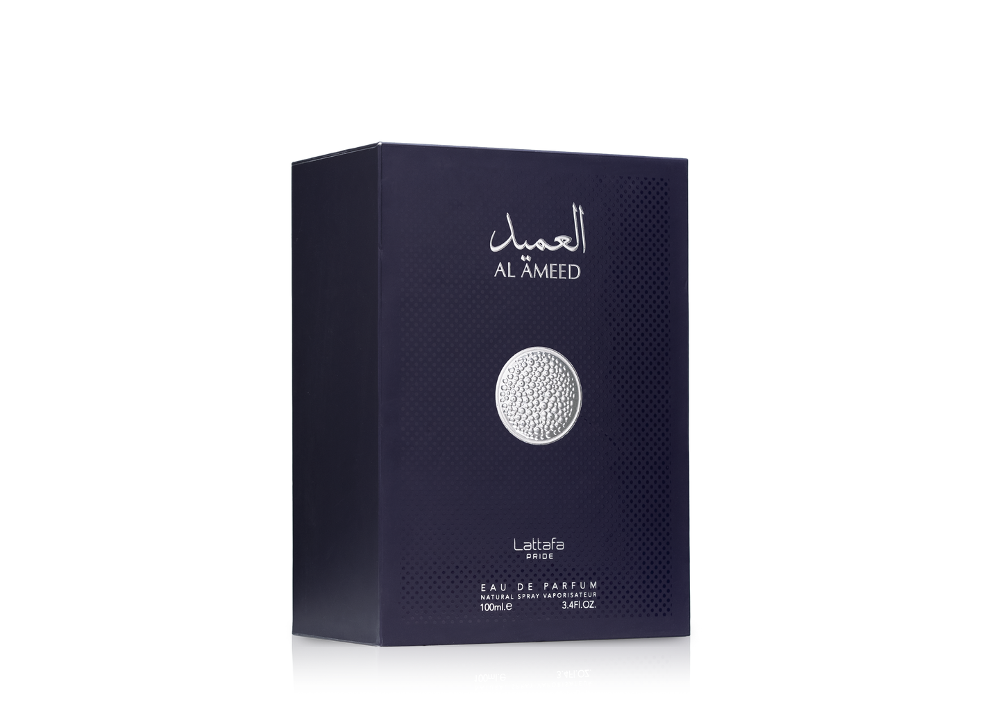 Lattafa Al Ameed Silver Eau De Parfum 100ml Leather Musk Citrus Spray