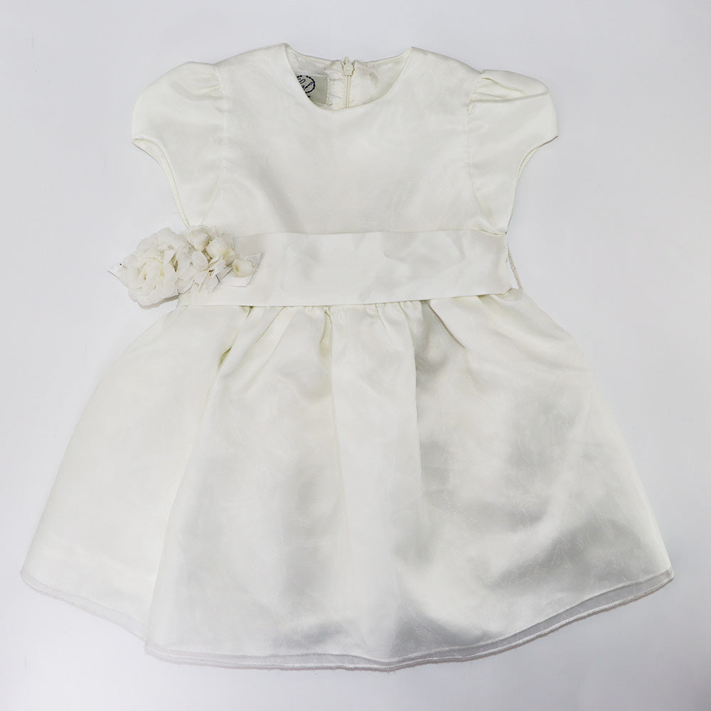 CAF Children Fashion Atelier Ivory Half Sleeve Girls Occasion Dress