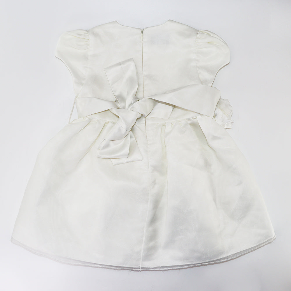 CAF Children Fashion Atelier Ivory Half Sleeve Girls Occasion Dress