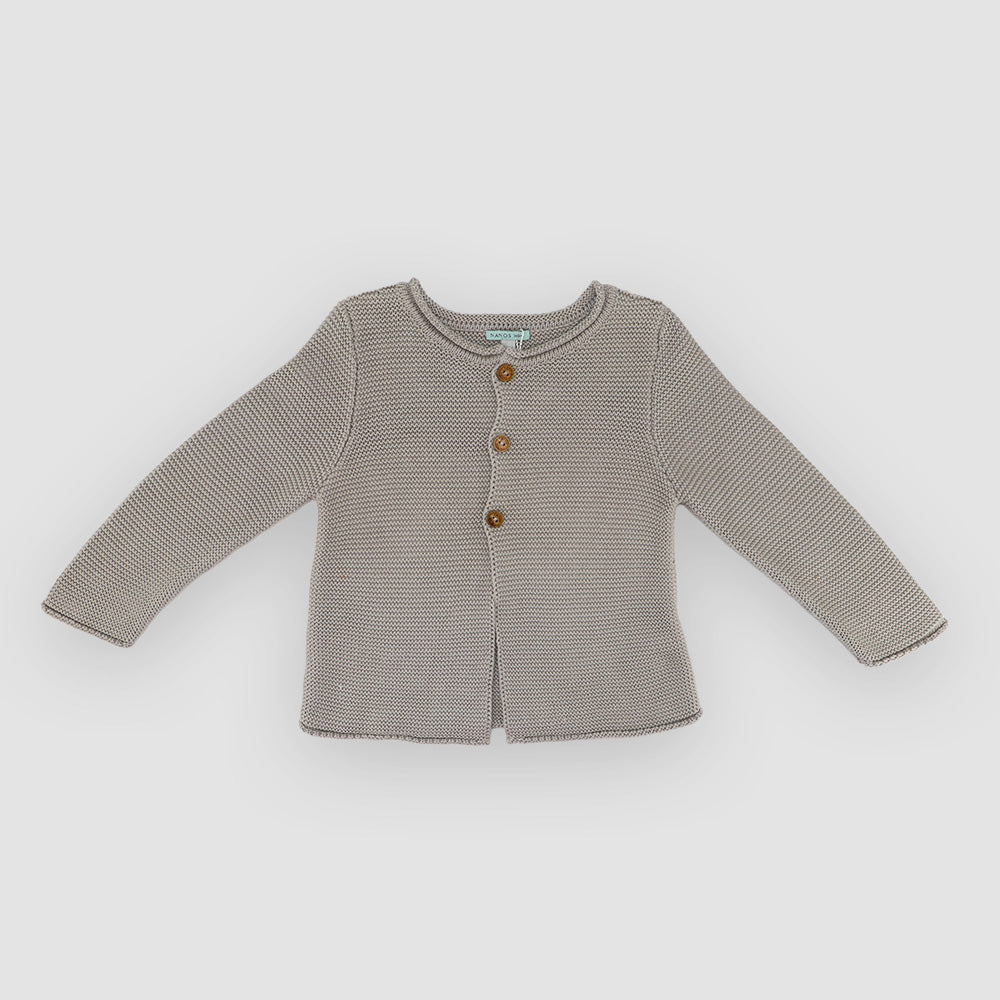 Nanos Baby Grey Knit Jacket for Toddlers and Infants