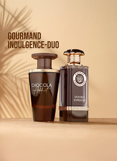 Fragrance World Gourmand Indulgence Combo Double Espresso and Chocola Addict