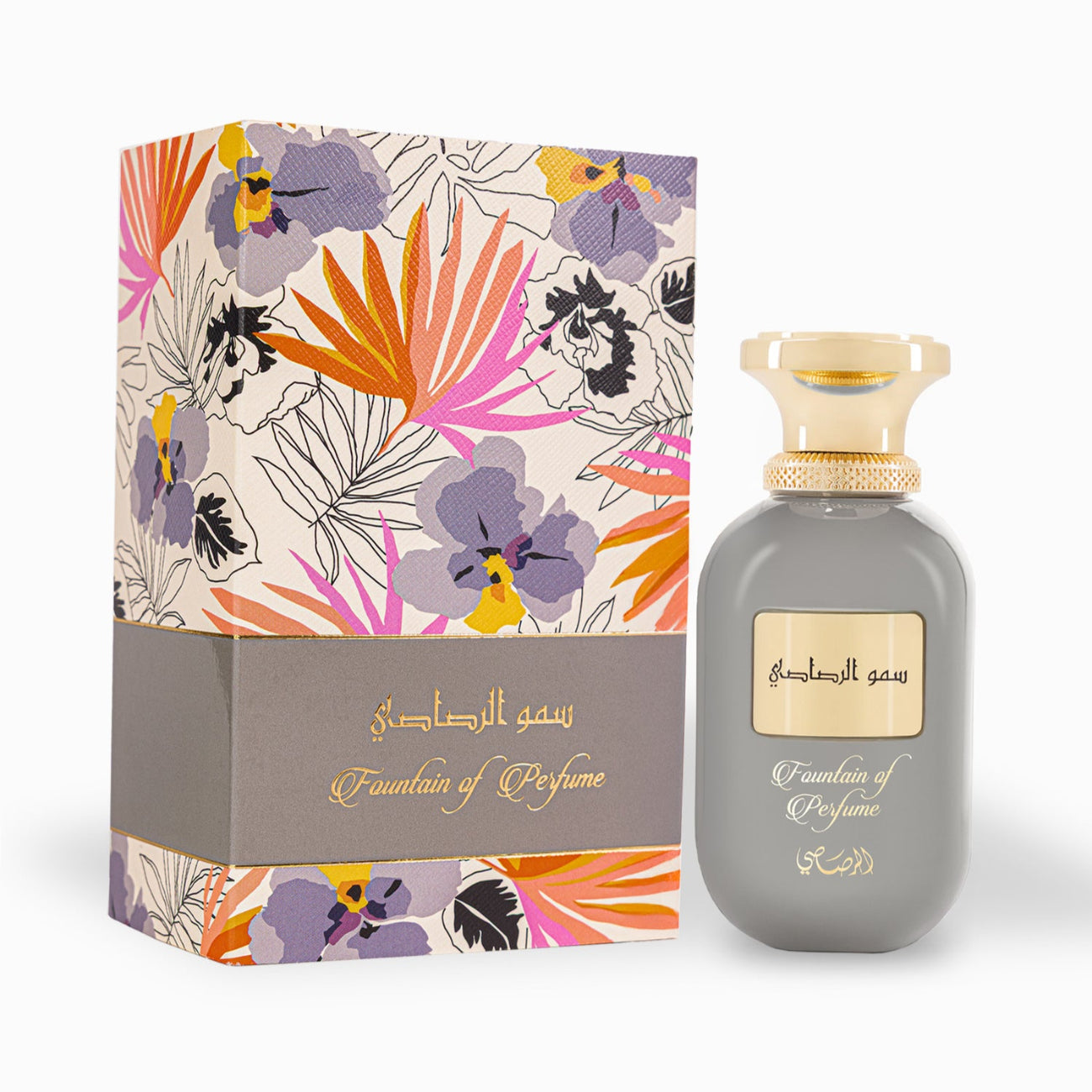 Rasasi Fountain of Perfume Sophisticated Unisex Leather and Amber Fragrance