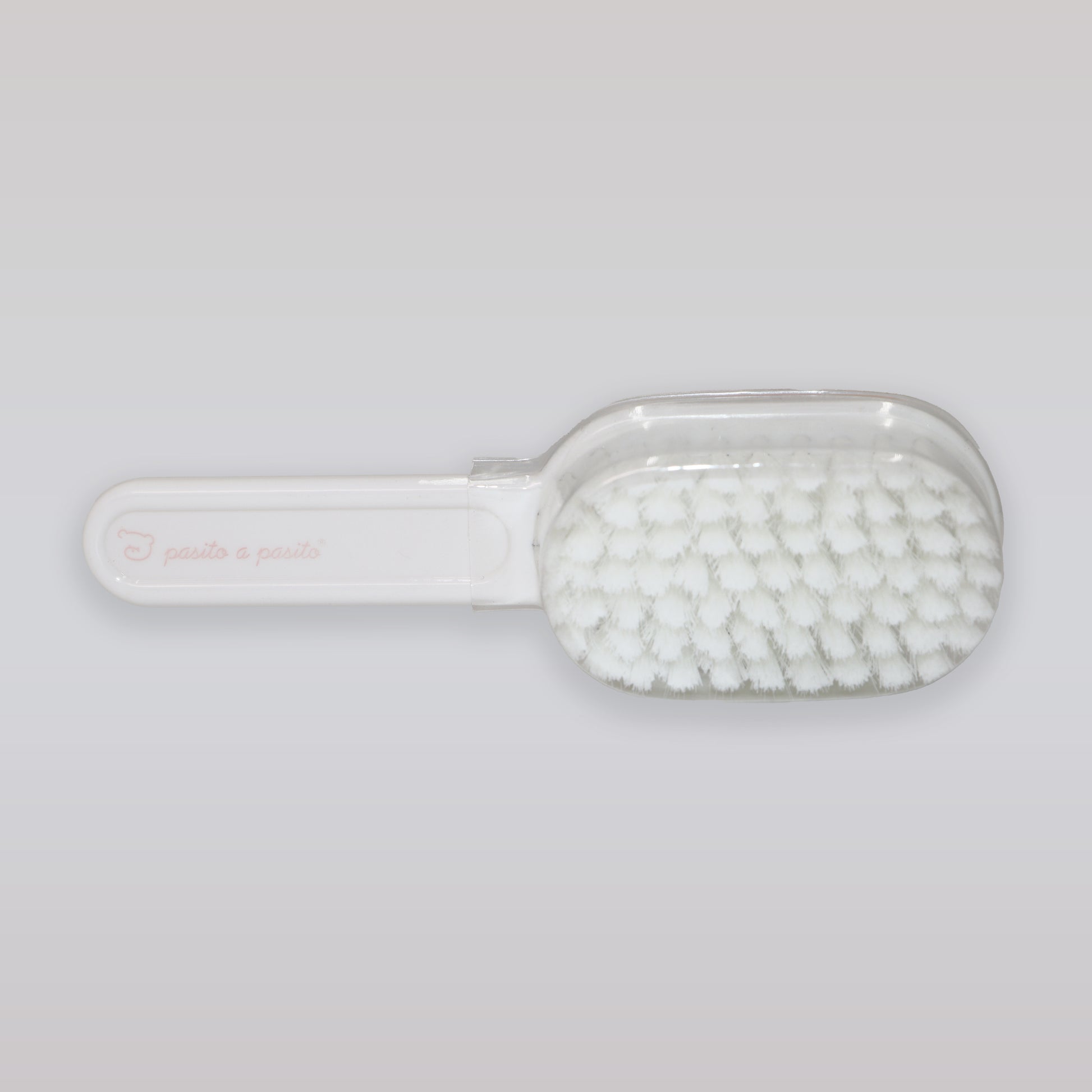 Pasito a Pasito Soft Baby Brush and Comb Set Pink Bear