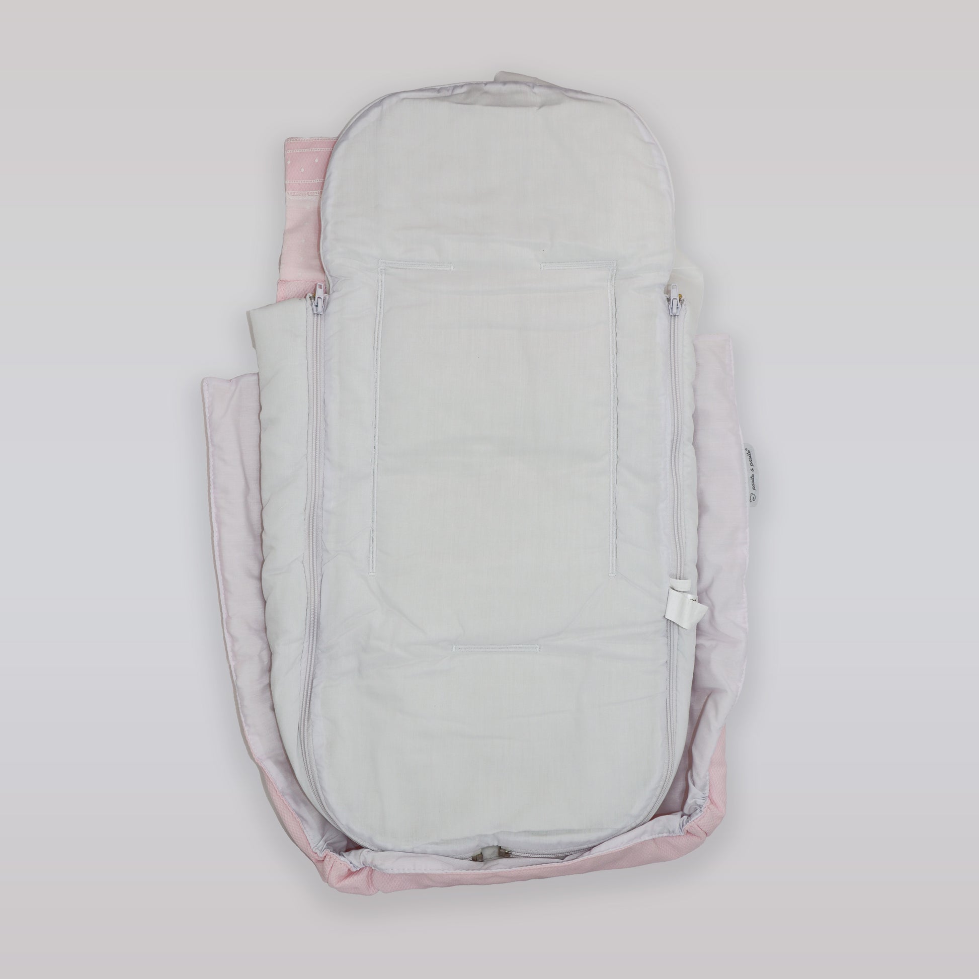 Pasito a Pasito Universal Pram Sleeping Set in Pique Pink