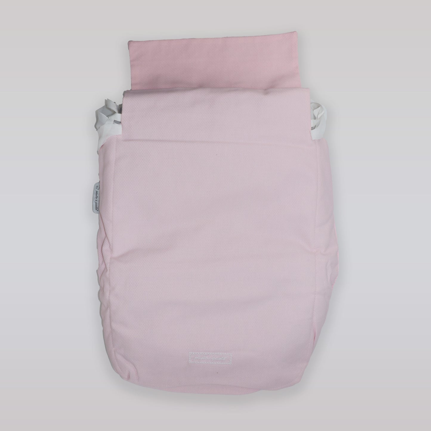 Pasito a Pasito Universal Pram Sleeping Set in Pique Pink