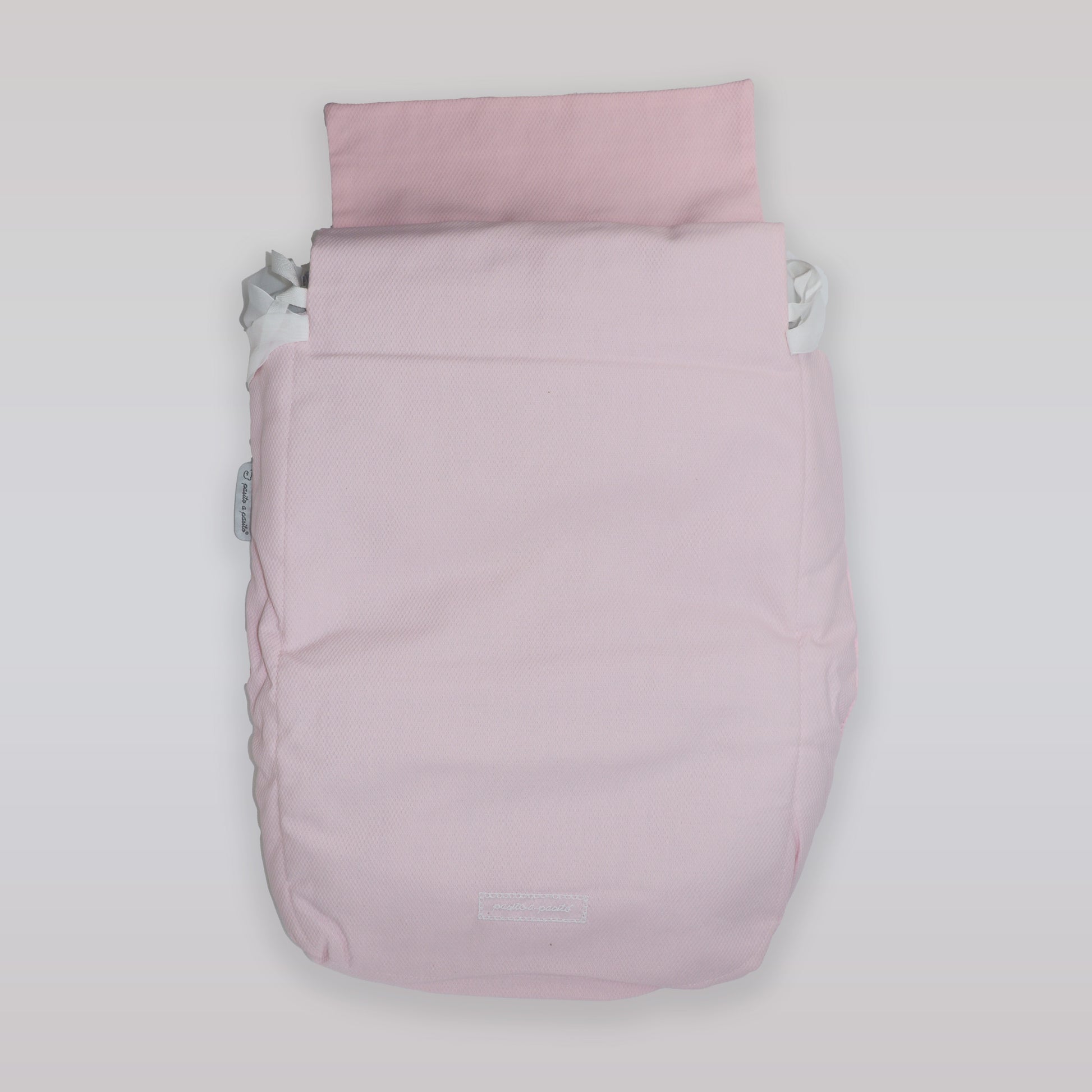 Pasito a Pasito Universal Pram Sleeping Set in Pique Pink
