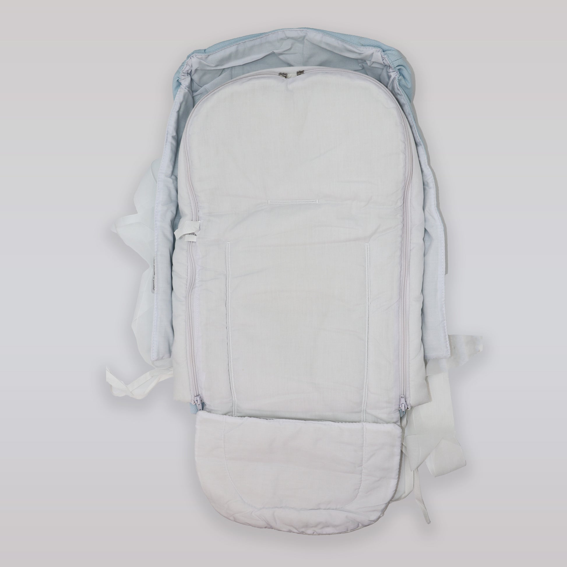 Pasito a Pasito Universal Pique Blue Pram Sleeping Set