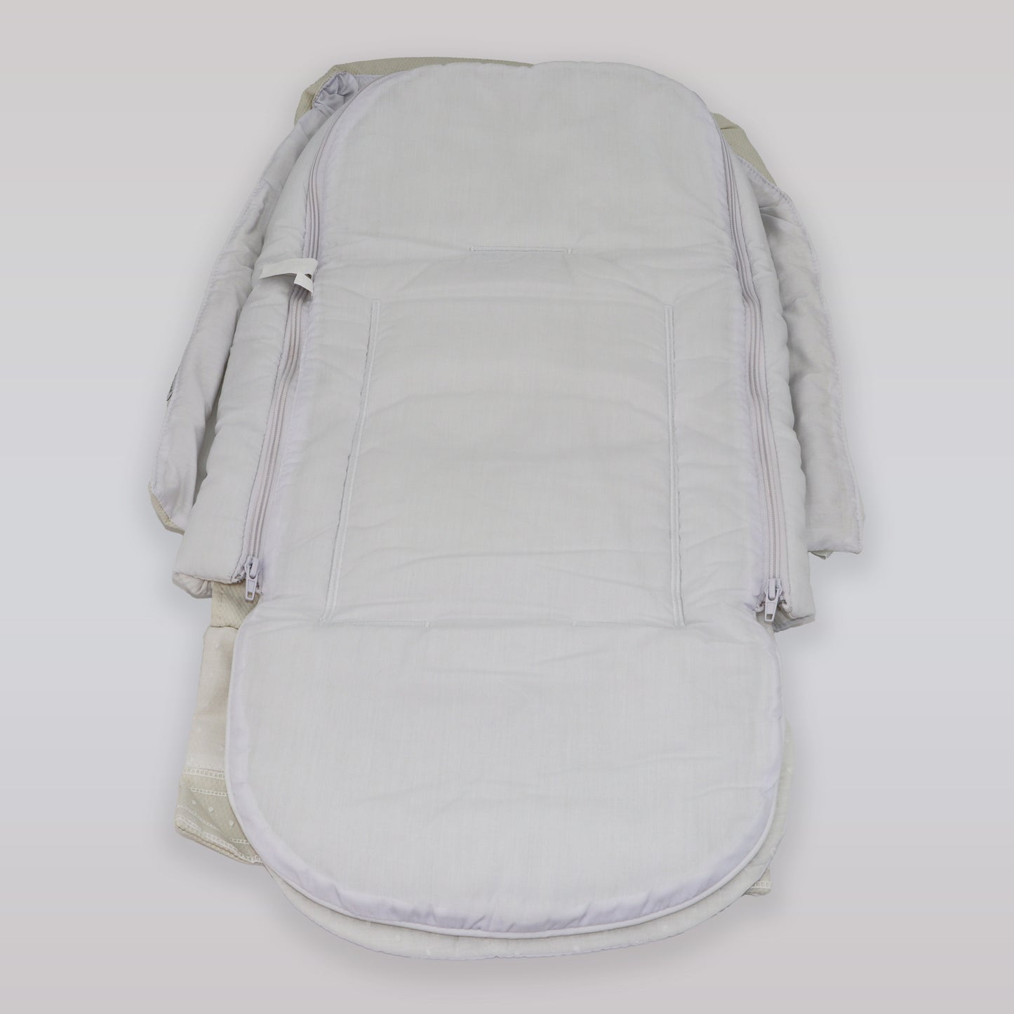 Pasito a Pasito Universal Pram Sleeping Set in Soft Beige