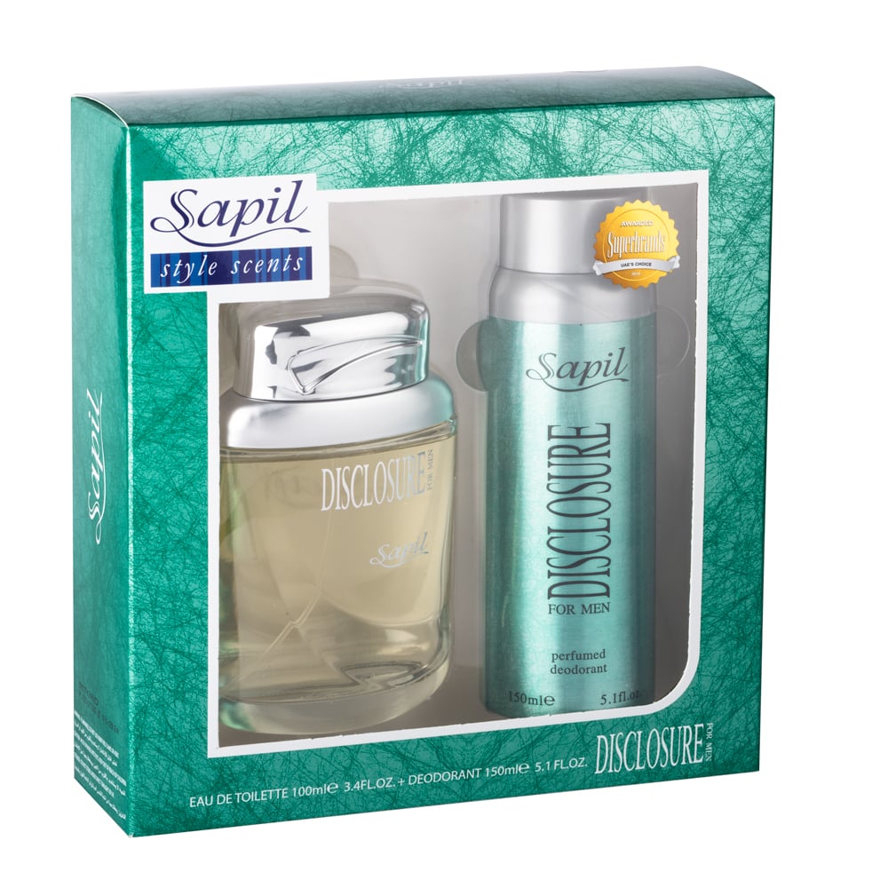 Sapil Disclosure Men's Woody and Spicy Fragrance Gift Set