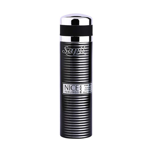 Sapil Nice Feeling Black Spicy Woody Masculine Men Deodorant Spray