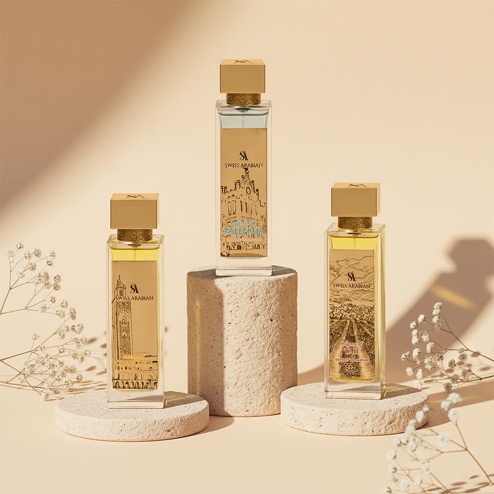 Swiss Arabian Cities Collection Luxury Trio Fragrance Gift Set Bundle