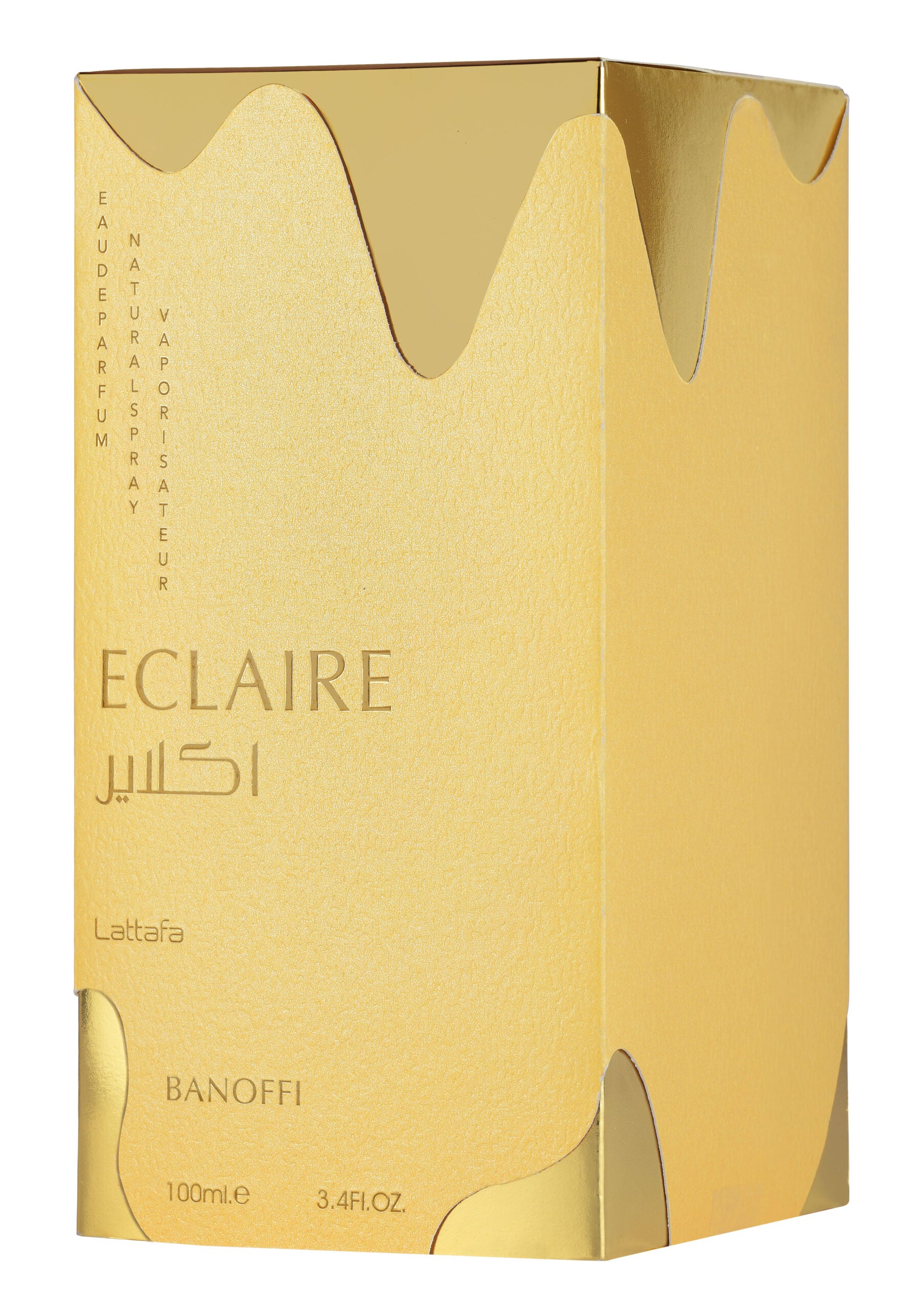 Lattafa Eclaire Banoffi Eau De Parfum Gourmet Banana Vanilla Fragrance 100ml