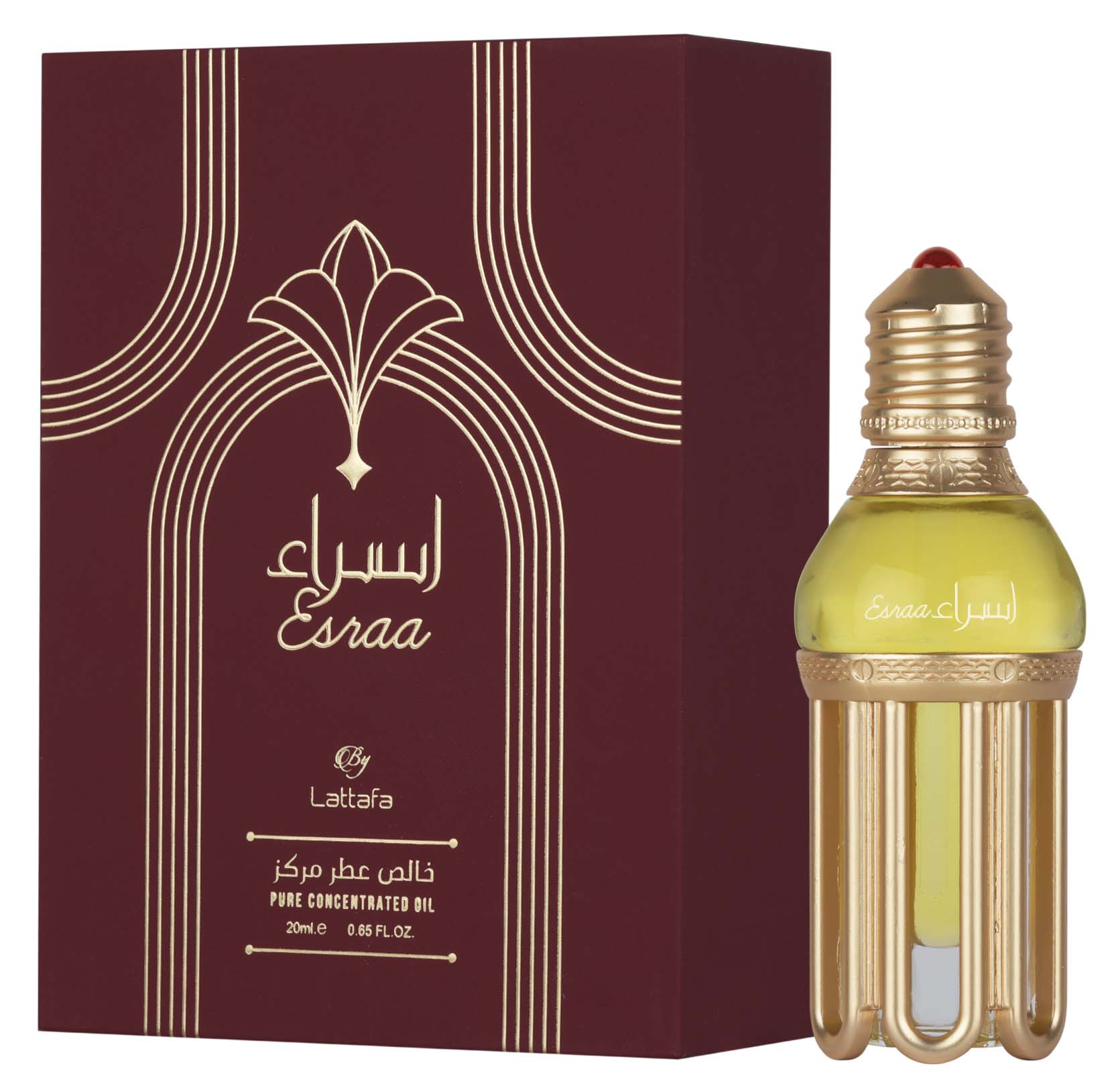 Lattafa Esraa Concentrated Perfume Oil Long Lasting Fruity Attar 20ml
