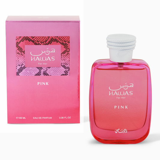 Rasasi Hawas Pink Bold Playful Floral Gourmand Eau de Parfum